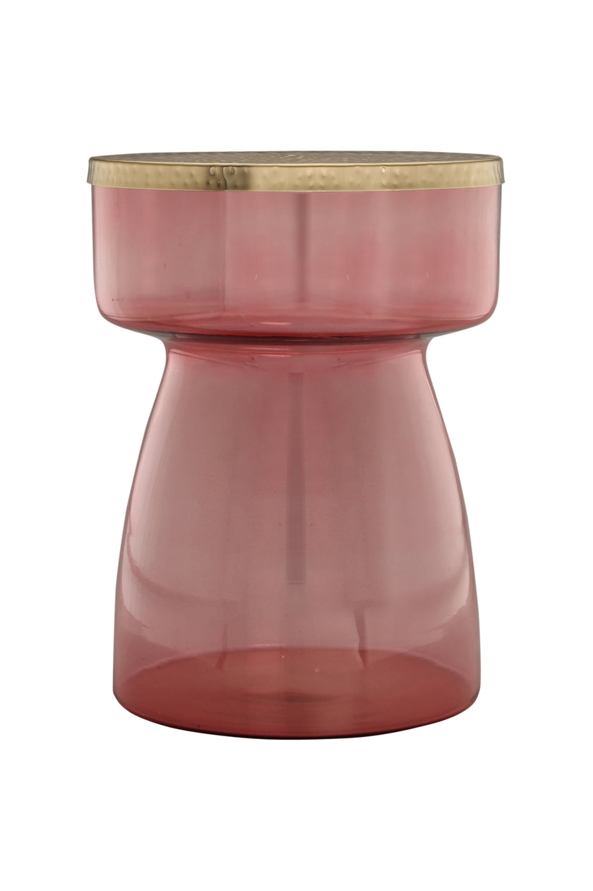 Beistelltisch Roman 125 Rosa / Gold