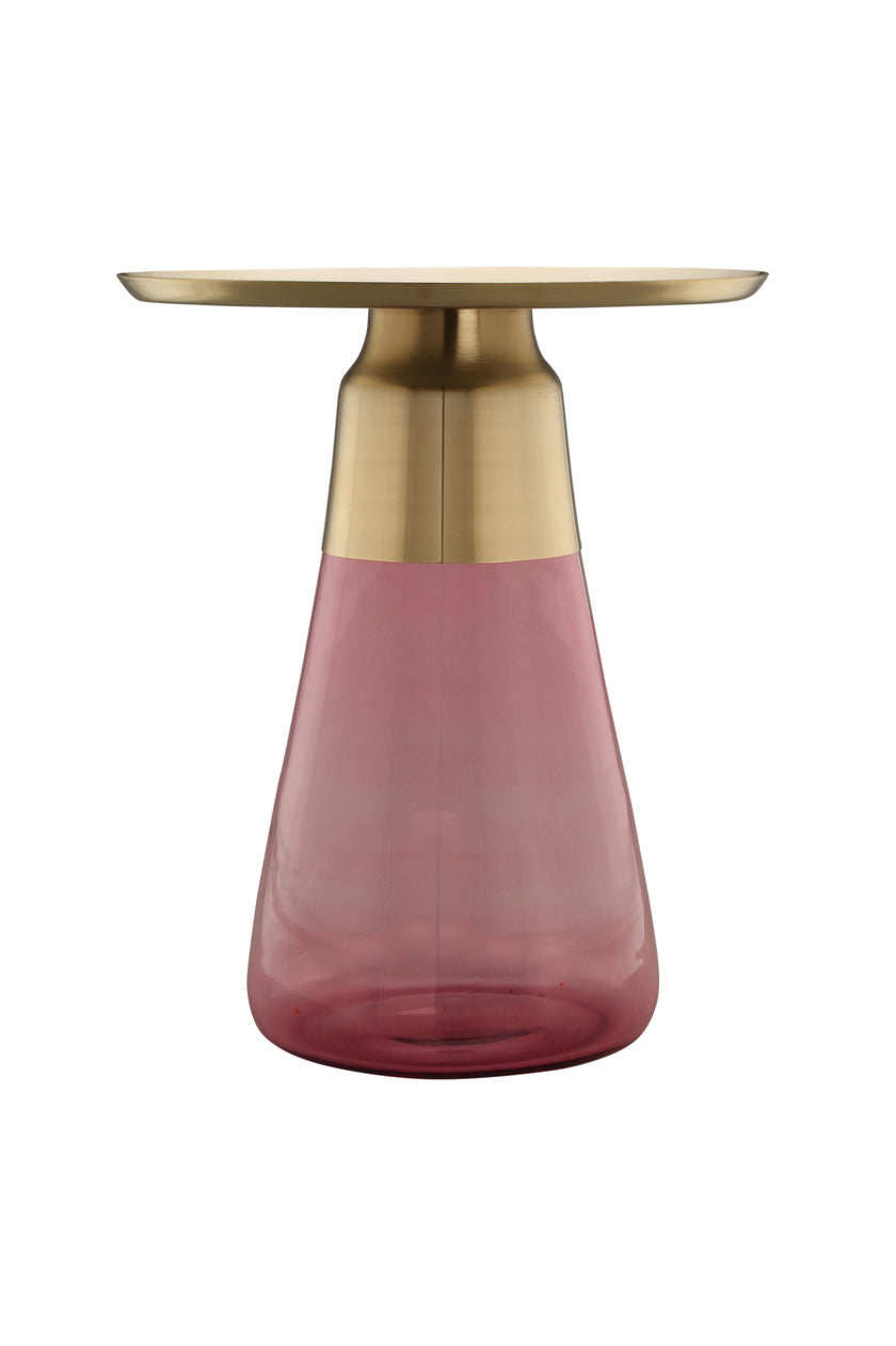 Beistelltisch Roman 225 Rosa / Gold