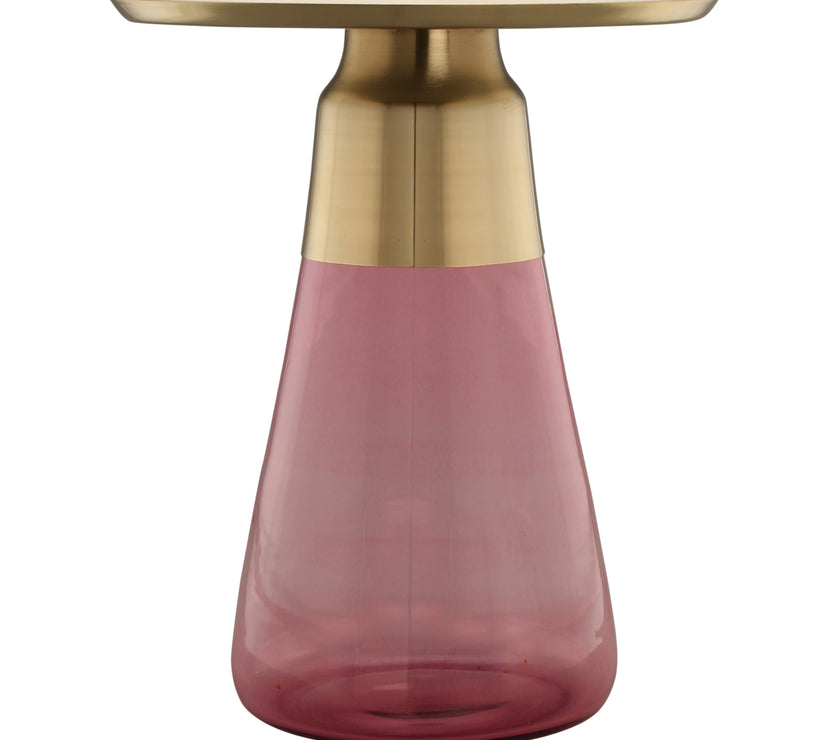 Beistelltisch Roman 225 Rosa / Gold