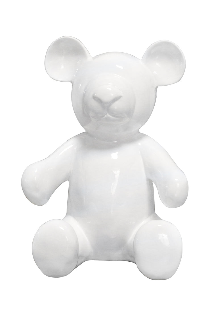 Skulptur Teddy Bear 125 Weiß