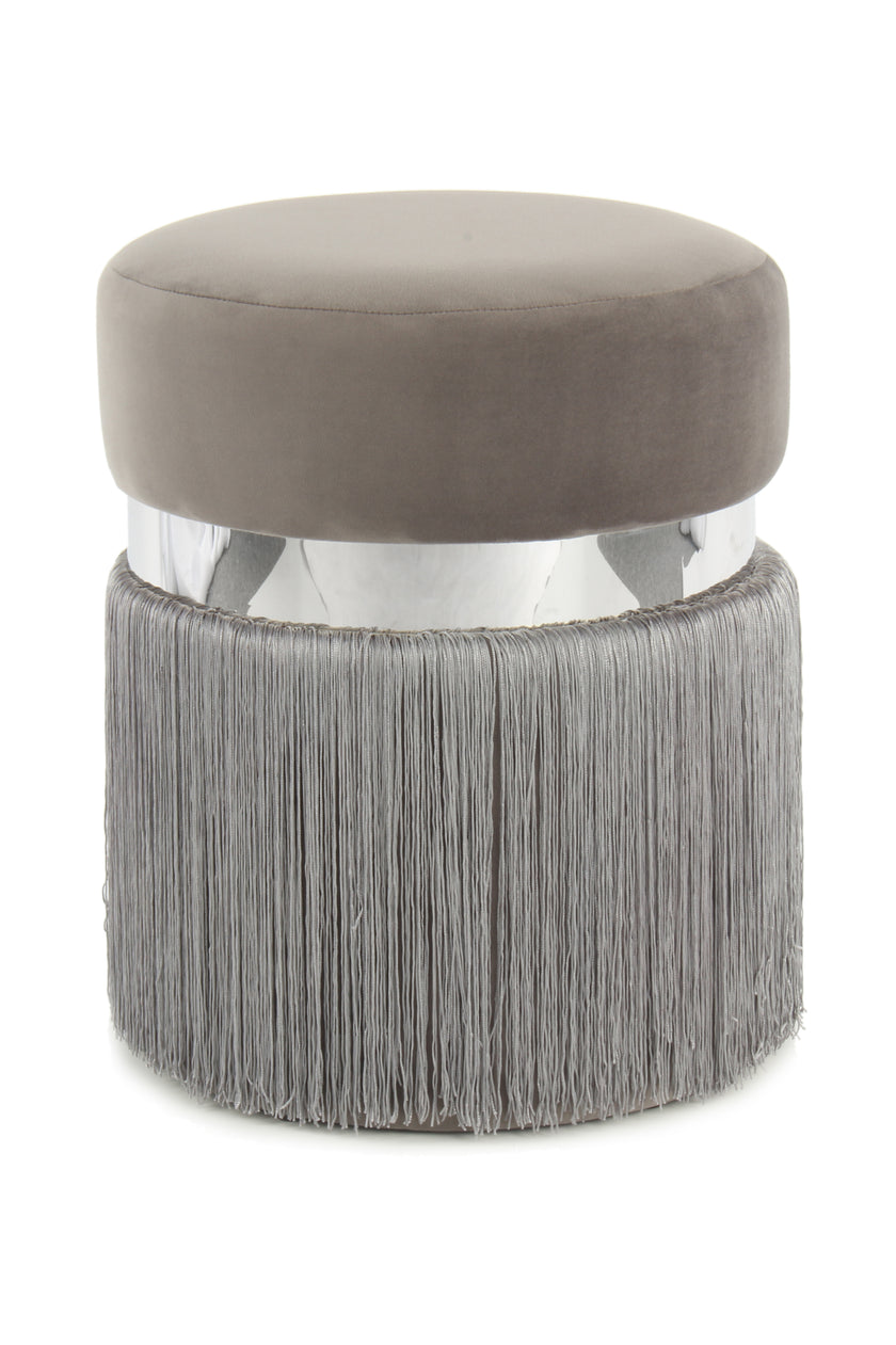 Hocker Rebecca 925 Grau / Silber