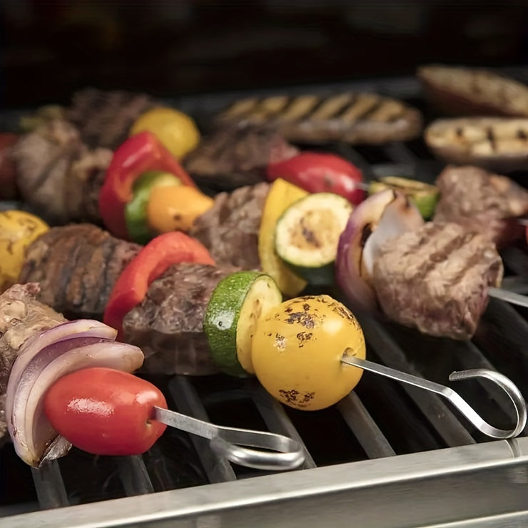 EEdelstahl BBQ Werkzeugset mit Holzgriffen