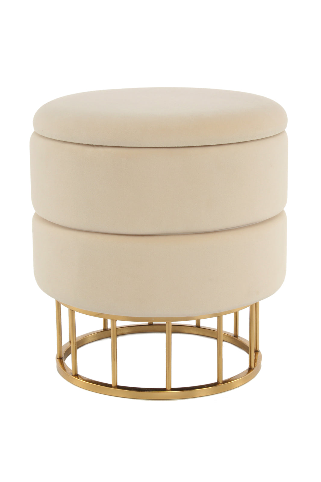 Hocker Zero 525 Elfenbein / Gold