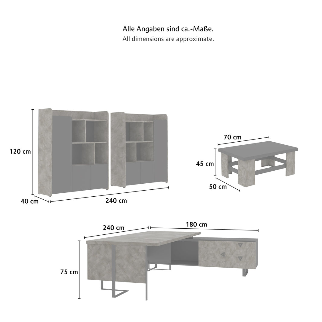 Merlin Büromöbel Set