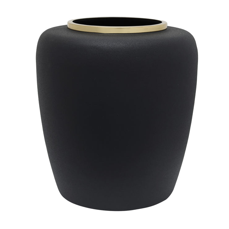 Vase Art Deco 2025 Schwarz / Gold