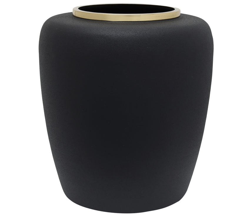 Vase Art Deco 2025 Schwarz / Gold