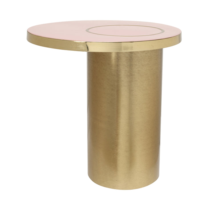 Beistelltisch Art Deco 2325 Rosa / Gold