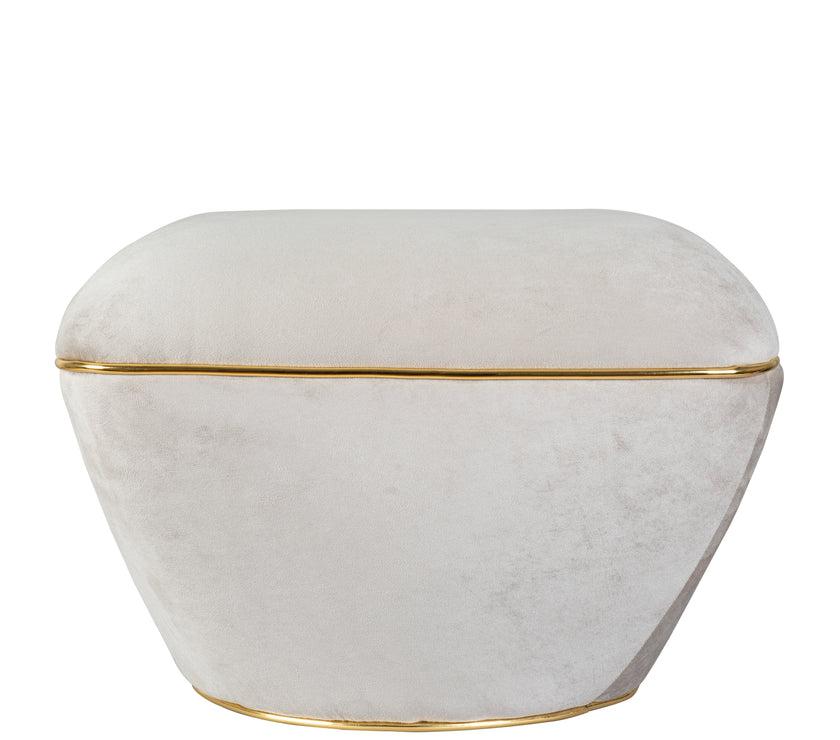 Hocker Contessa 125 Taupe / Gold