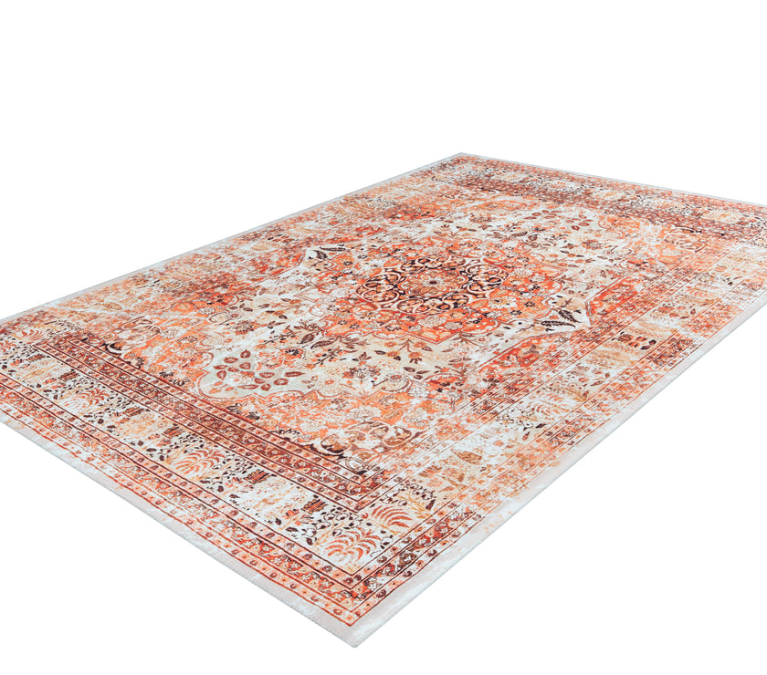 Galaxy 1000 Orange / Beige 120cm x 170cm