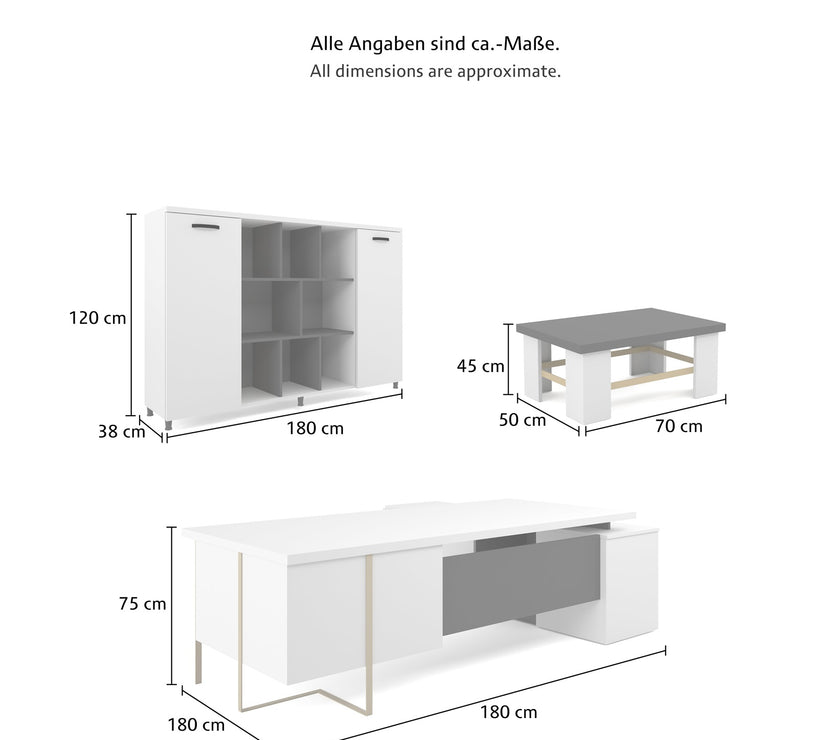 Ürdün-Büromöbel-Set