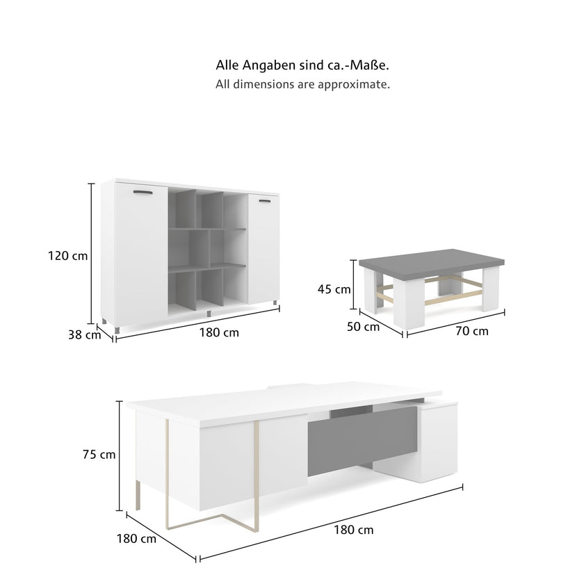 Ürdün-Büromöbel-Set