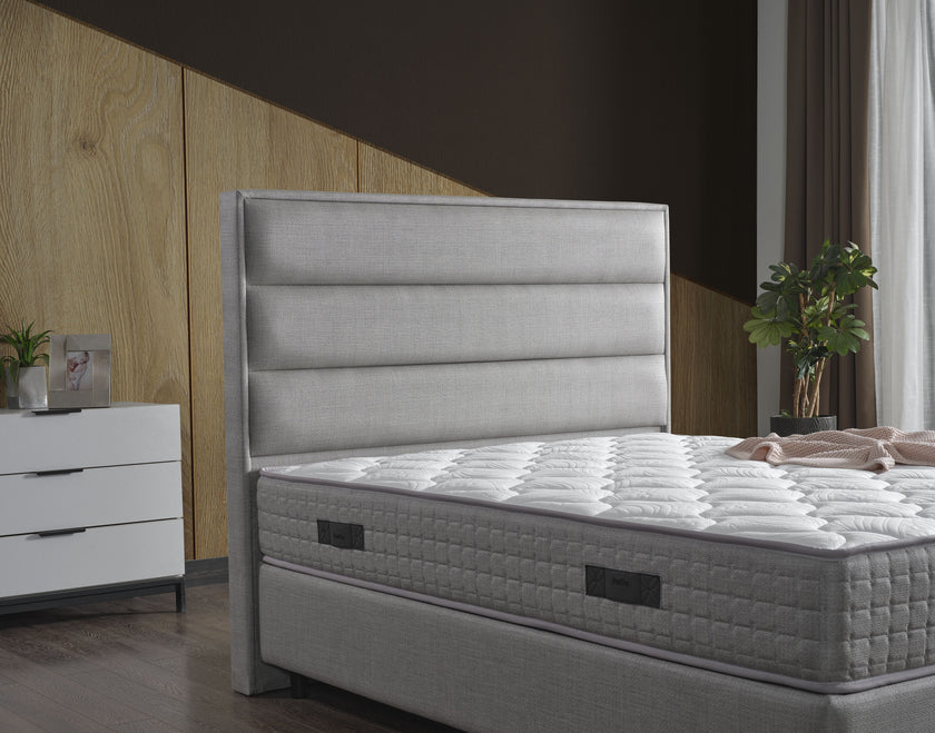 Boxspringbett  İRİS , mit Bettkasten inkl. Matratze