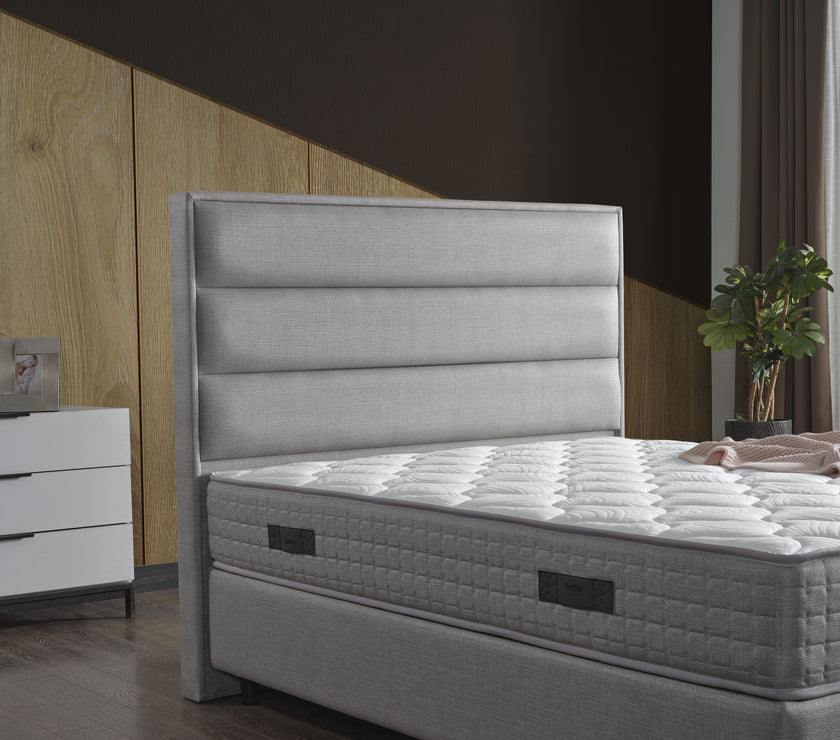 Boxspringbett  İRİS , mit Bettkasten inkl. Matratze