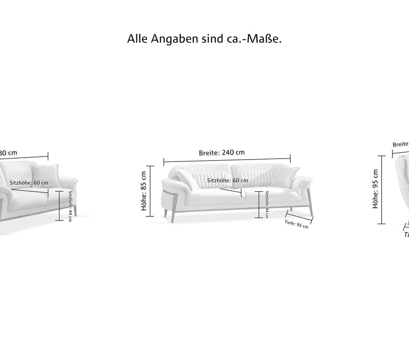 KUPON Couchgarnitur mit Bett funktion