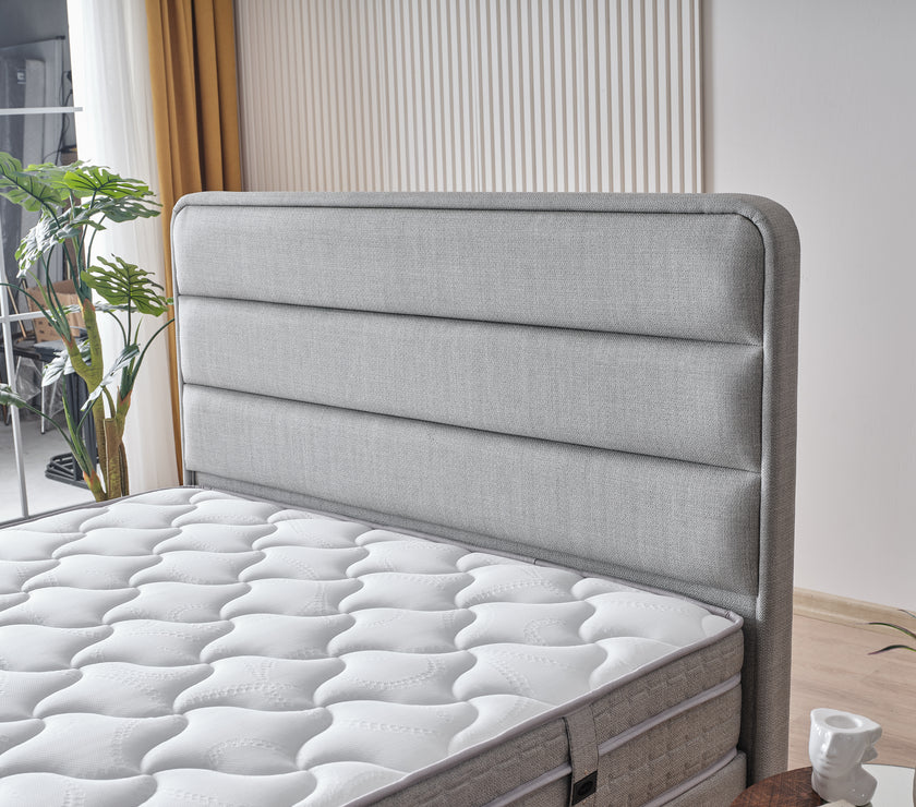 Boxspringbett  İRİS , mit Bettkasten inkl. Matratze