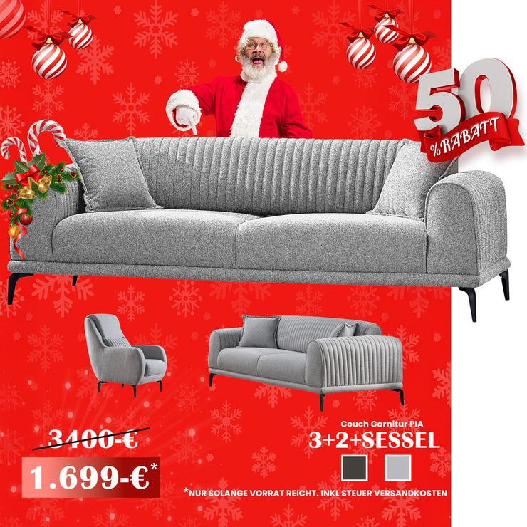 Couchgarnitur PIA Spar Set