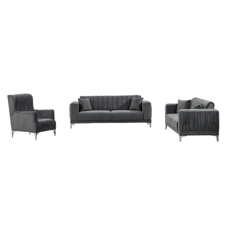 Couch-Set Polstergarnitur Palermo Spar-Set mit Bettfunktion