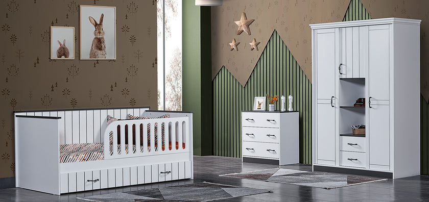 TRIO SEDİR BABYZİMMER 3 teilig