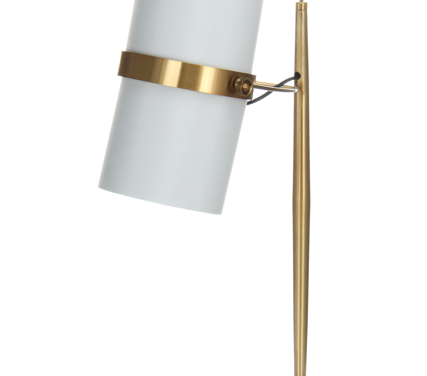 Tischlampe Novum 210 Weiß / Gold