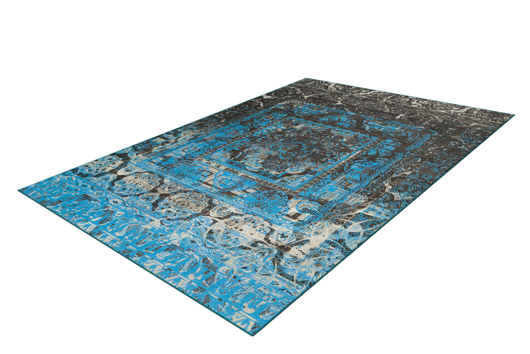 Atelier 4435 Blau / Grau 130cm x 190cm