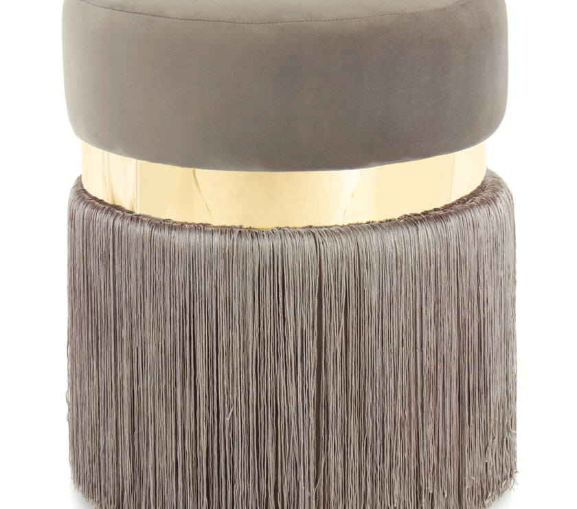 Hocker Rebecca 925 Taupe / Gold