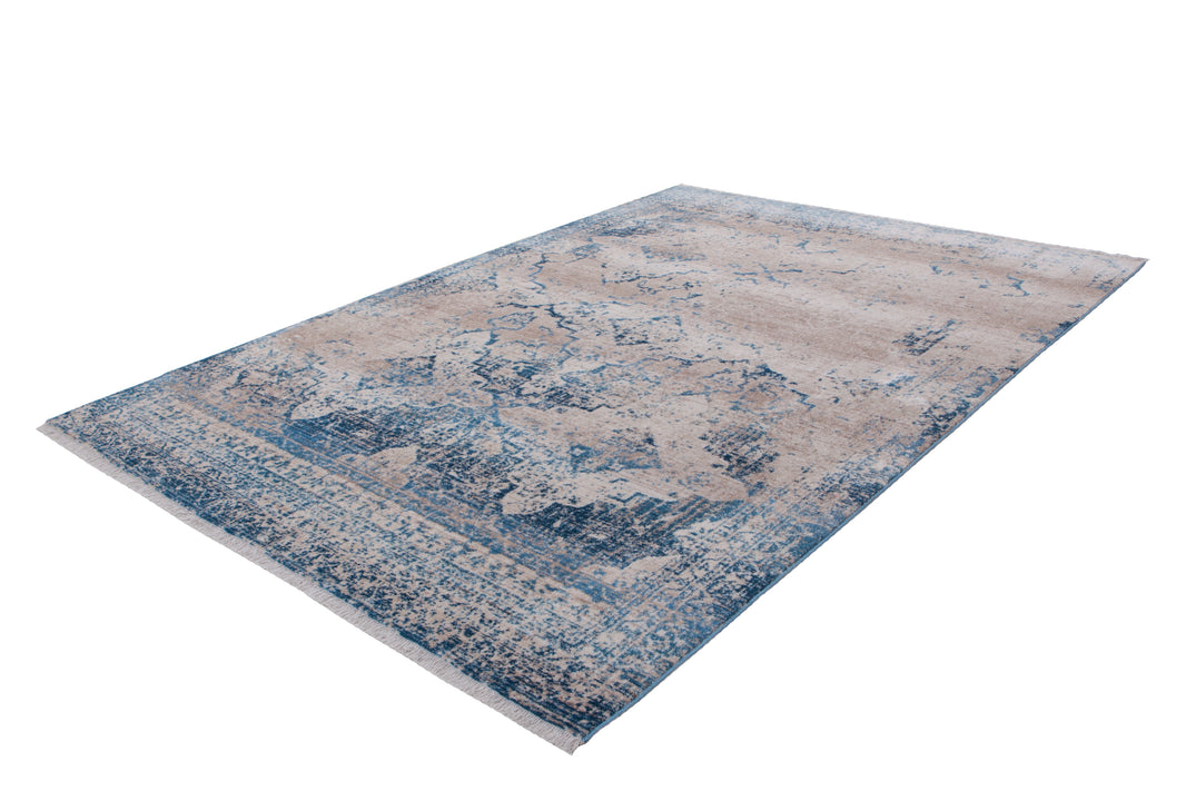 Antigua 500 Creme / Blau 160cm x 230cm