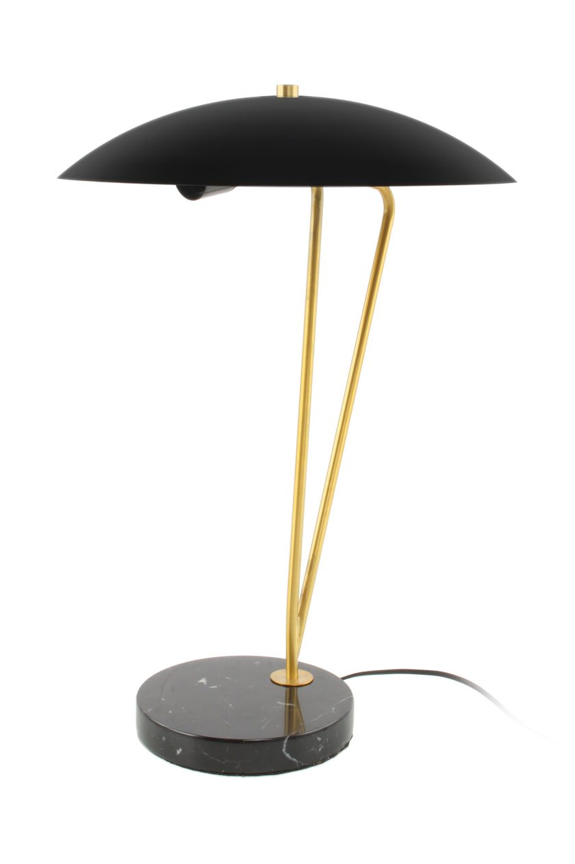 Tischlampe Kayani 125 Schwarz / Gold / Schwarz