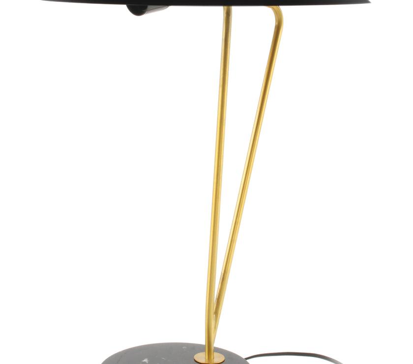 Tischlampe Kayani 125 Schwarz / Gold / Schwarz