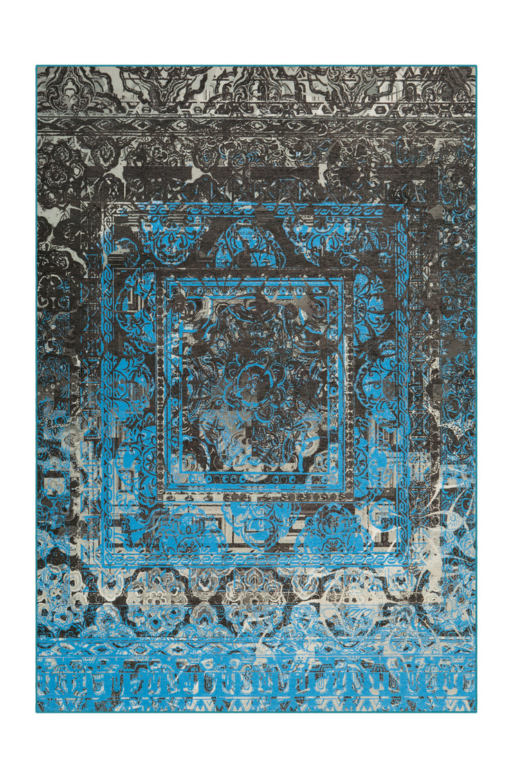 Atelier 4435 Blau / Grau 130cm x 190cm