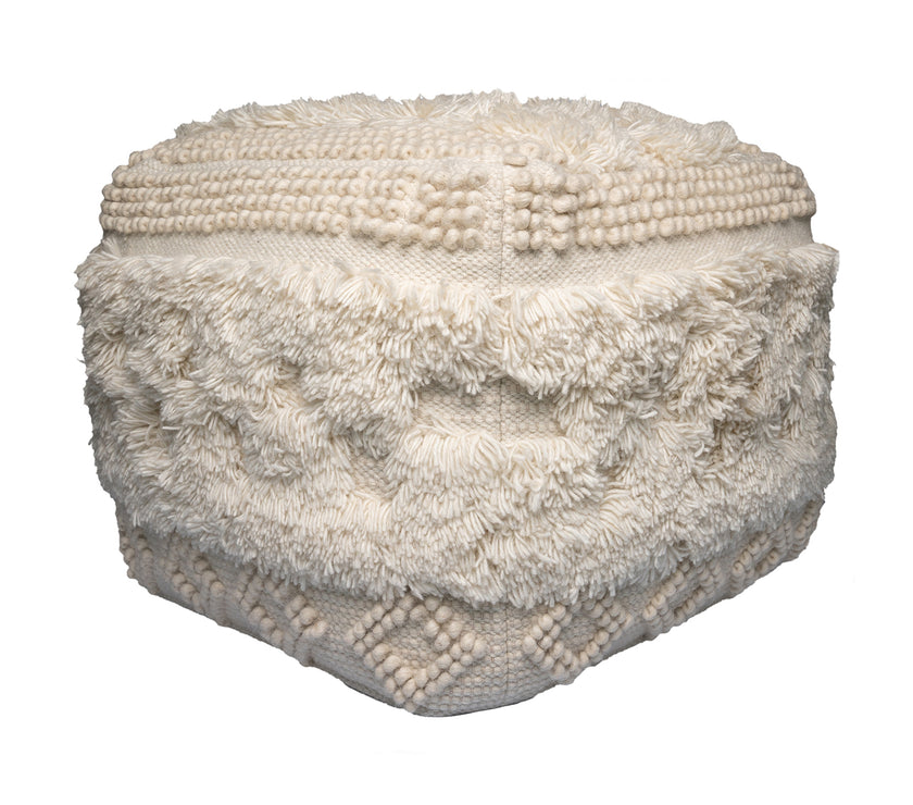 Pouf Bohist 125 Natural 50cm x 50cm