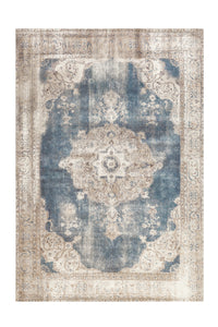 Vintage 8400 Creme / Blau 140cm x 200cm