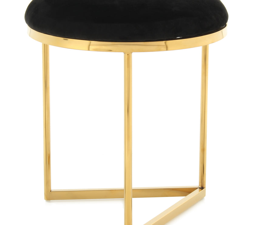 Hocker Wynona 325 Schwarz / Gold