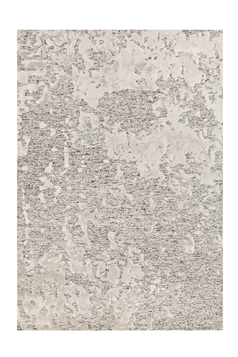 Damast 8066 Grau / Natural 140cm x 200cm