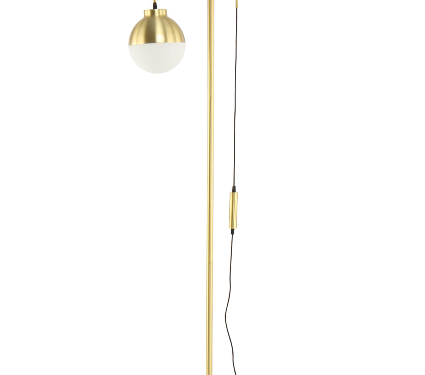 Stehlampe Lavina 125 Weiß / Gold