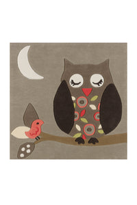 Joy 4190 Multi Owl 130cm x 130cm ECKIG