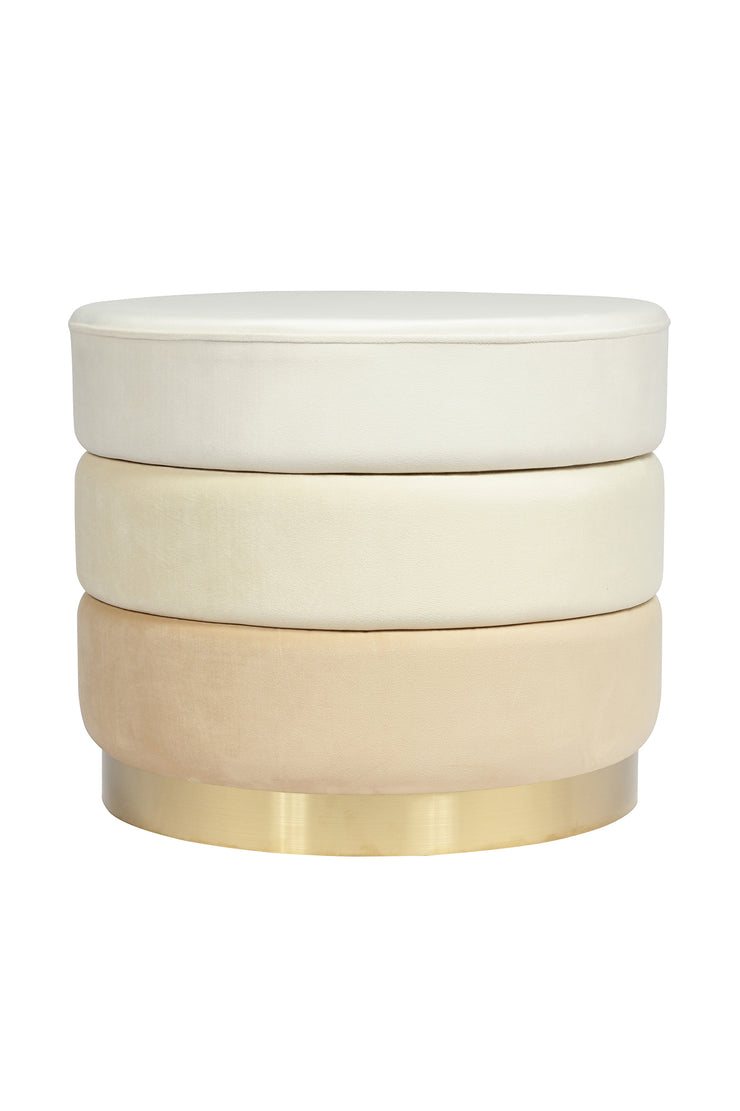 Hocker Elyse 100 Creme / Multi