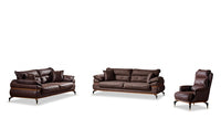 Couchgarnitur Polstergarnitur HAVANA 3 Sitzer mit Bettfunktion