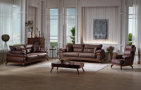 Couchgarnitur Polstergarnitur HAVANA 3 Sitzer mit Bettfunktion