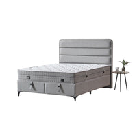 Boxspringbett  İRİS , mit Bettkasten inkl. Matratze