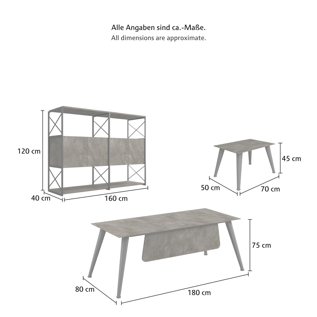 Solid Büromöbel Set