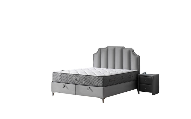 Boxspringbett KİNG, mit Bettkasten inkl. Matratze