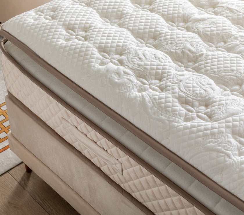 Boxspringbett PİAZA, mit Bettkasten inkl. Matratze