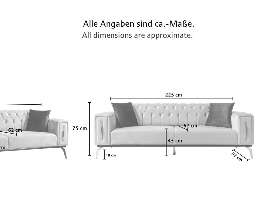 INCI Couchgarnitur in versch. Varianten & Farben, Weihnacht - Paket