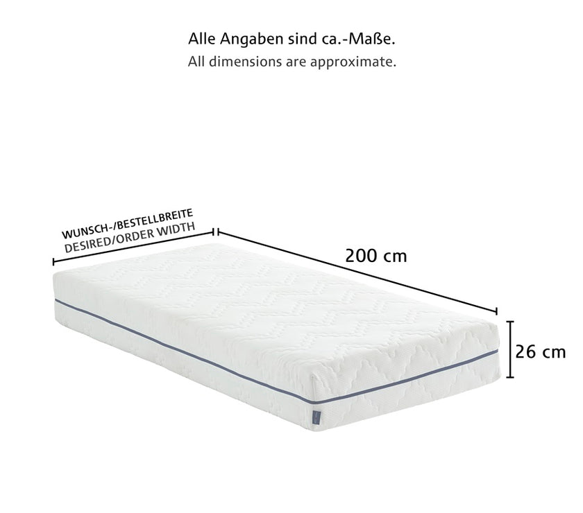 THERAPY Boxspringbett mit Bettkasten inkl. Matratze