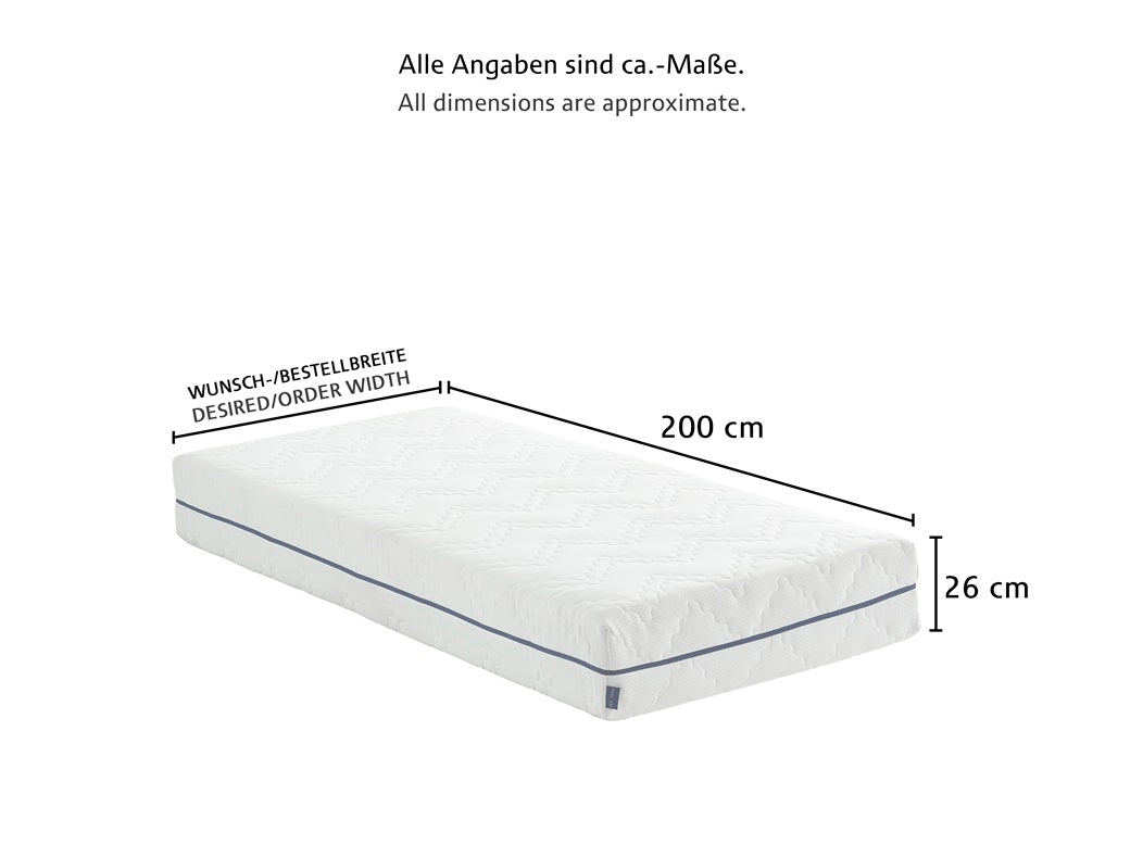 THERAPY Boxspringbett mit Bettkasten inkl. Matratze