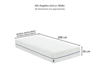 THERAPY Boxspringbett mit Bettkasten inkl. Matratze